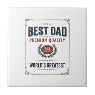 Best Dad Vintage Engraving T-Shirt Design_1 Tile