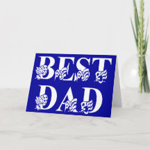 Best Dad with Flags White Text