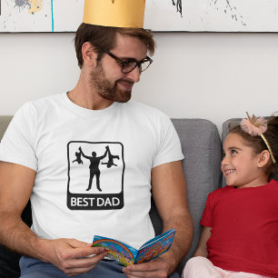 Best Dad - with Kids - Funny Father's Day Shirt