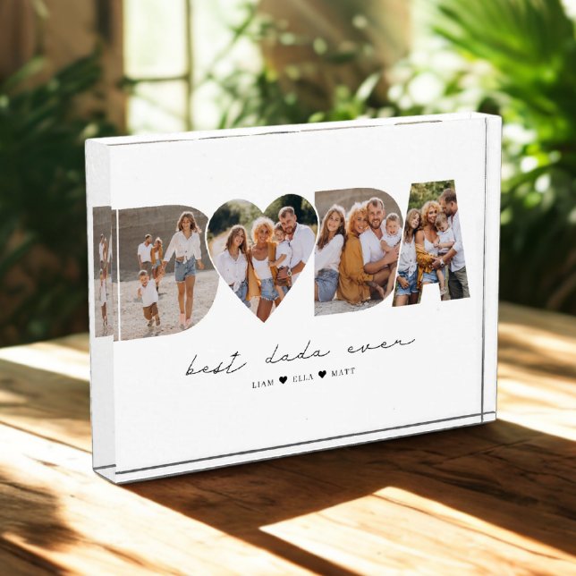 Best Dada Ever 4 Photo Collage First Father's Day (Creator Uploaded)