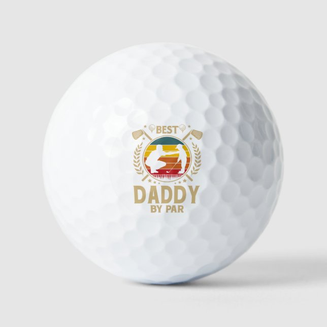 Best DADDY By Par Golf Balls (Front)