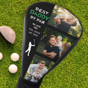 Best Daddy By Par Photo Cool Golfer Father's Day Golf Head Cover
