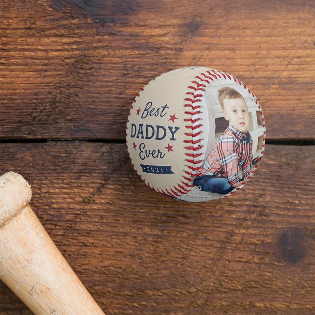 Best Daddy Ever | Custom Photo Baseball (Creator Uploaded)