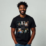 Best Daddy Ever | Father's Day 6 Photo Collage Tri-Blend Shirt<br><div class="desc">Celebrate Father's Day with a gift that captures the essence of family love and cherished memories. Our Best Daddy Ever Photo Collage T-Shirt features a personalised 6-photo collage grid, perfect for displaying your special family photos and unforgettable moments with Dad. The design is elegantly crafted with "Best Daddy Ever" in...</div>