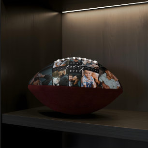 Best Daddy Ever Father's Day 8 Photo Collage Football