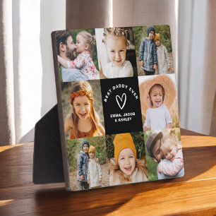 Best Daddy Ever Father's Day Photo Collage  Plaque