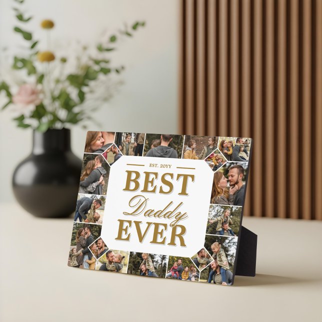 Best Daddy Ever Father's Day Photo Frame Collage (Best Daddy Ever Father's Day Photo Frame Collage)