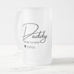 Best Daddy Ever Father's Day Photo Personalised Frosted Glass Beer Mug<br><div class="desc">Personalised beer glass for the best dad in the world.' Daddy you are the best' typography adds the special touch to your special gift to dad on father's day, birthday  and holidays. Add your favourite picture and name to make it a unique keepsake.</div>