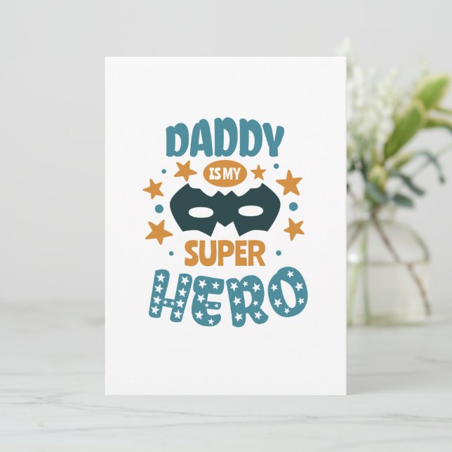 Best Daddy Ever  Invitation (Standing Front)