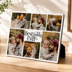 Best Daddy Ever Personalised Family Photo Plaque
