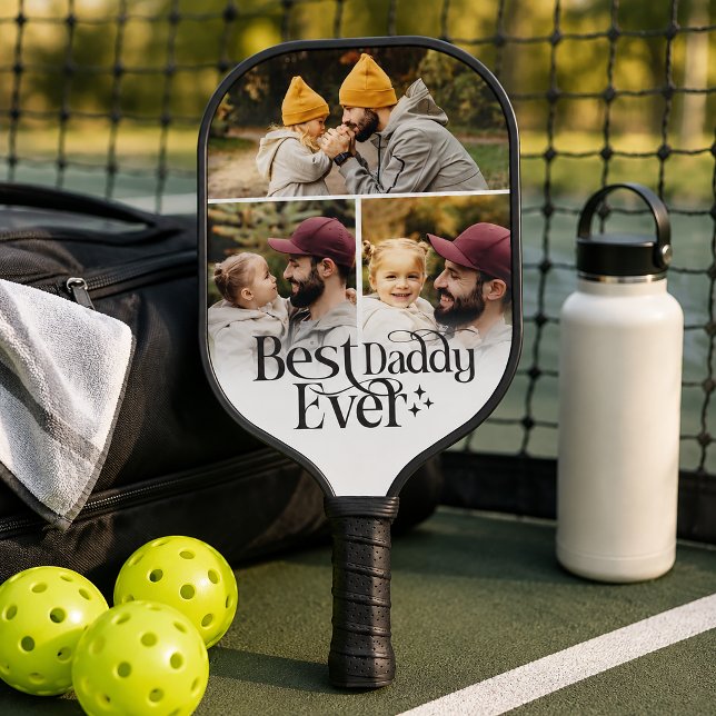 Best Daddy Ever Personalised Pickleball Paddle (Creator Uploaded)