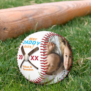 Best Daddy Ever Photo Father's Day Baseball
