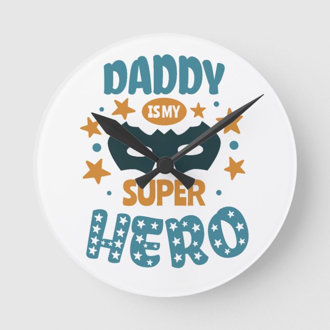 Best Daddy Ever  Round Clock (Front)