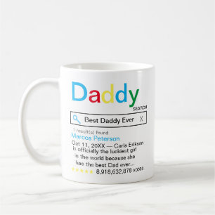 Best Daddy Ever Search engine Result with message Coffee Mug