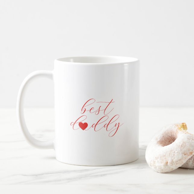 Best Daddy, Father's Day Gift, Dad Coffee Mug (With Donut)