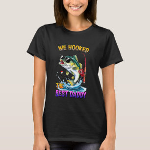 Best Daddy Fishing - Cool Son Daughter Fishing Dad T-Shirt