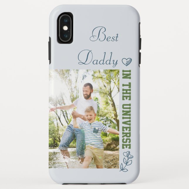 Best Daddy in the Universe Custom Photo Case-Mate iPhone Case (Back)