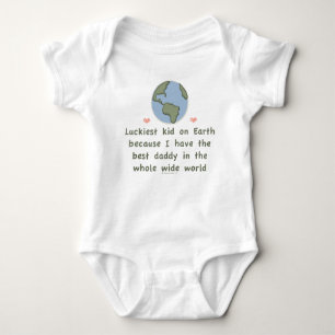 Best Daddy In The World Baby Bodysuit