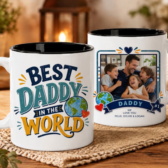 Best Daddy in the World Photo Mug (Creator Uploaded)