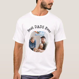 Best DADS Ever LGBTQ upload your square photo T-Shirt