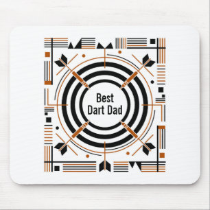 Best Dart Dad – Happy Father’s Day Mouse Pad