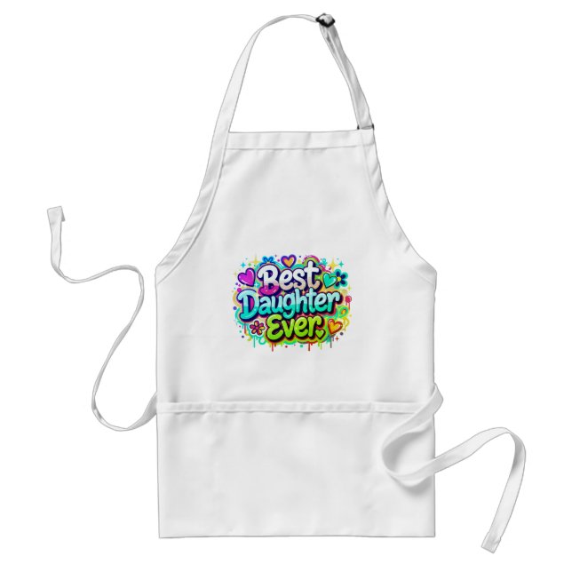 Best Daughter Ever (Style 2) Standard Apron (Front)