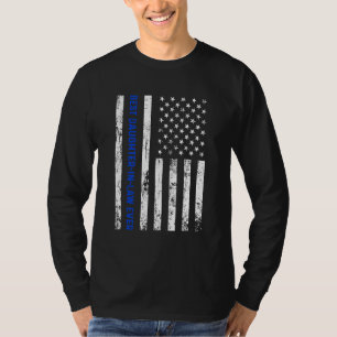Best Daughter In Law Ever Retro American Flag Boys T-Shirt