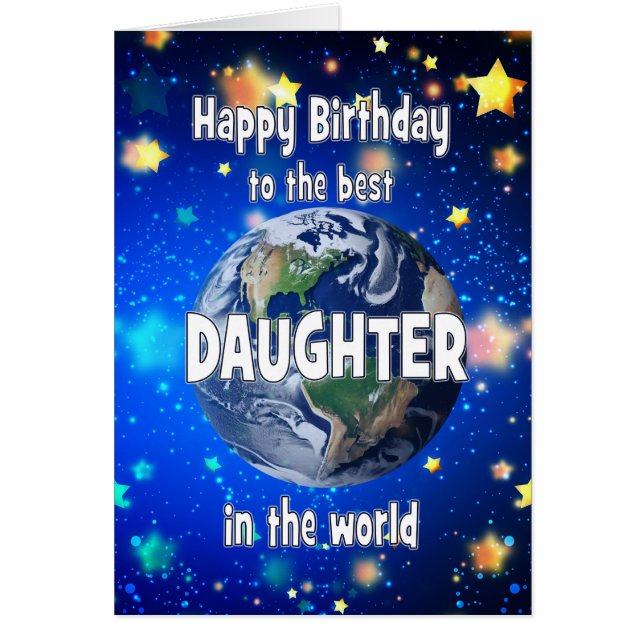 Best Daughter In The World Birthday (Front)