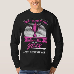 Best Daughter Phrase for Girls and female Kids T-Shirt