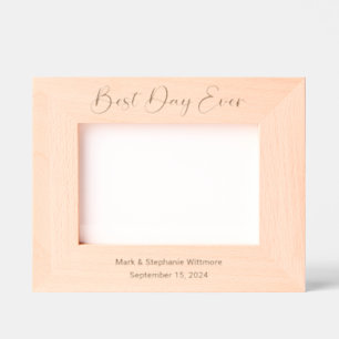 Best Day Ever 7x5 Customisable Photo Frame Picture