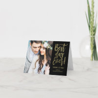 Best Day Ever EDITABLE COLOR Thank You Card