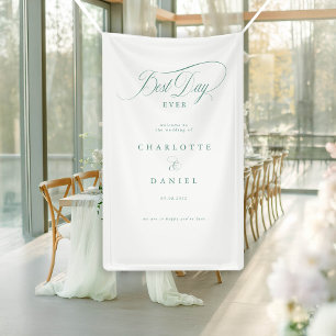 BEST DAY EVER! Elegant, Wedding Banner