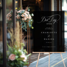 BEST DAY EVER!  Elegant, Wedding Banner