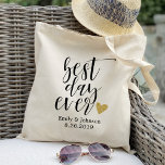 best day ever,personalised wedding welcome,gift tote bag<br><div class="desc">Check out over 100 popular styles of wedding tote bags from the "Wedding Tote Bags" collection of my shop!</div>