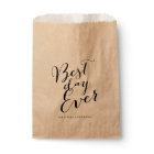 Best Day Ever Script Chic Calligraphy Name Wedding