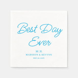 Best Day Ever Wedding Napkins