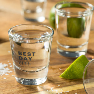 Best Day Every Wedding Favour Shot Glass