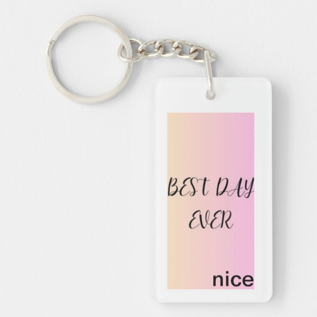 best day key ring (Front)