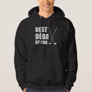 Best Deda By Par Czech Grandpa Golfer Pun Hoodie