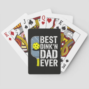 Best Dink'N Dad Ever Pickleball Playing Cards