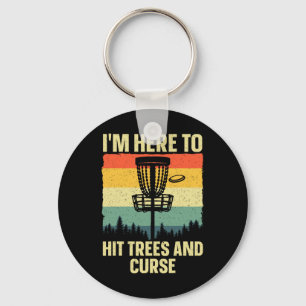 Best Disc Golf Art For Men Women Kids Disc Golfer Key Ring