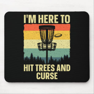 Best Disc Golf Art For Men Women Kids Disc Golfer Mouse Pad