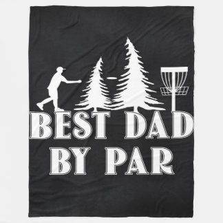 Best Disk Golf Dad Golfer| Funny gift for Dad Fleece Blanket
