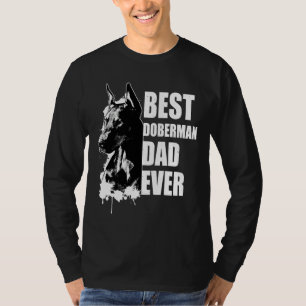 Best Doberman Dad Mens Doberman Pinscher Print T-Shirt