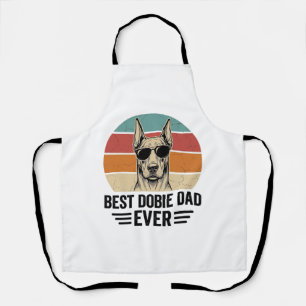Best Dobie Dad Ever Vintage Doberman Shirt_1 Apron
