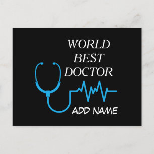 Best Doctor Ever Appreciation Personalised Gifts Postcard