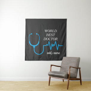 Best Doctor Ever Appreciation Personalised Gifts  Tapestry