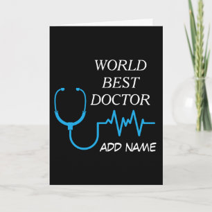 Best Doctor Ever Appreciation Personalised Gifts  Thank You Card