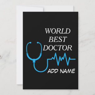 Best Doctor Ever Appreciation Personalised Gifts Thank You Card