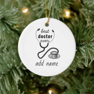 Best Doctor Ever Appreciation Thank You Doctor Ceramic Tree Decoration